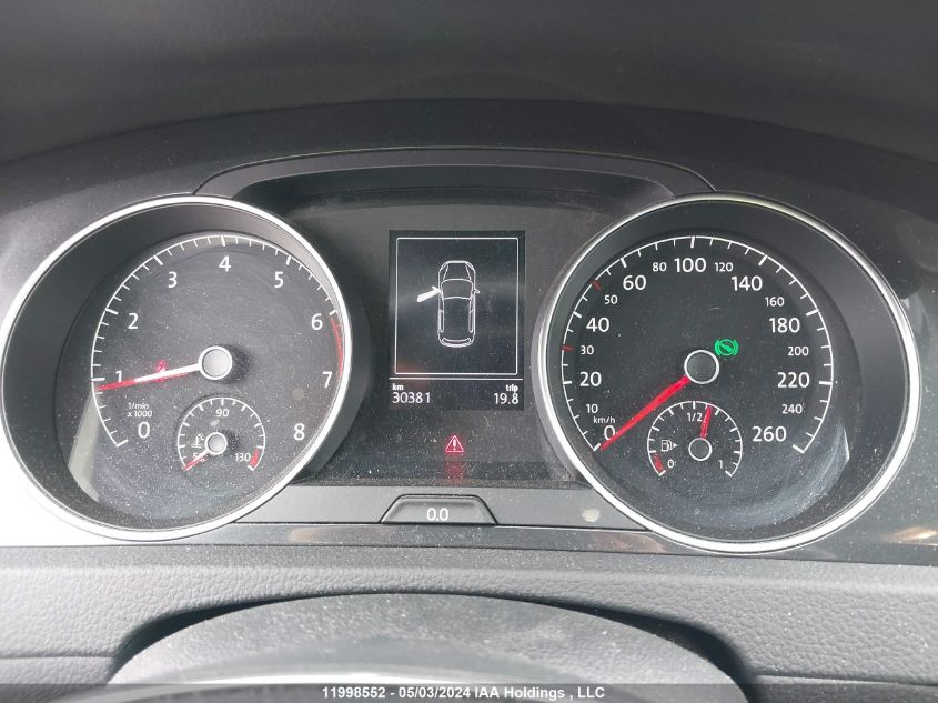 2018 Volkswagen Golf VIN: 3VWG17AU2JM271014 Lot: 11998552