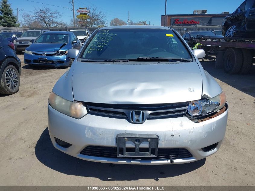 2008 Honda Civic Cpe VIN: 2HGFG12638H002105 Lot: 11998563