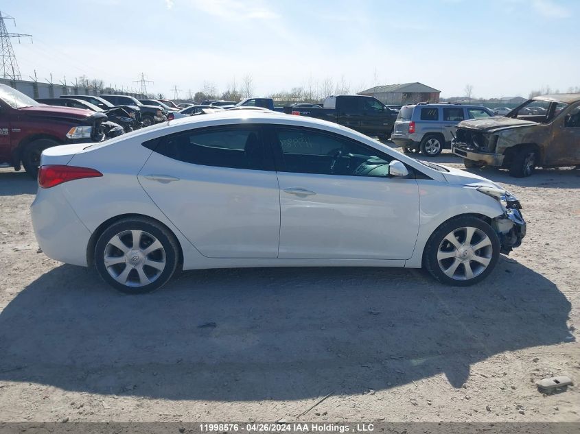 2013 Hyundai Elantra Limited VIN: 5NPDH4AE3DH340148 Lot: 11998576