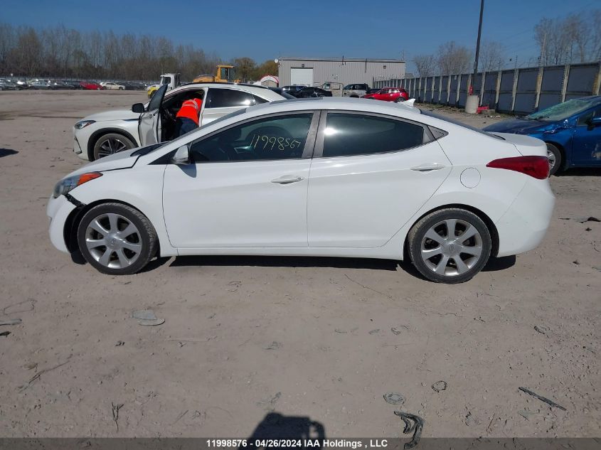 2013 Hyundai Elantra Limited VIN: 5NPDH4AE3DH340148 Lot: 11998576