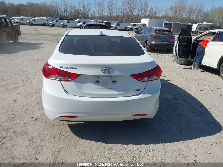 2013 Hyundai Elantra Limited VIN: 5NPDH4AE3DH340148 Lot: 11998576