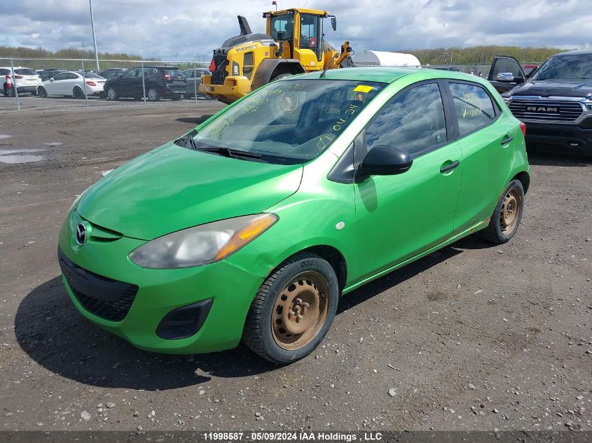 2011 Mazda Mazda2 VIN: JM1DE1HY3B0121837 Lot: 11998587