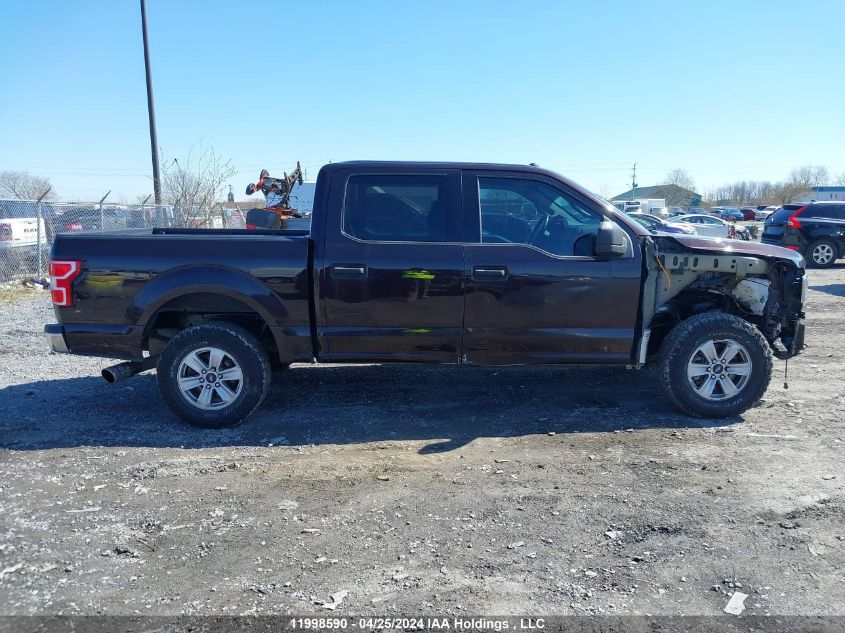 2018 Ford F150 Supercrew VIN: 1FTEW1E57JKF38120 Lot: 11998590