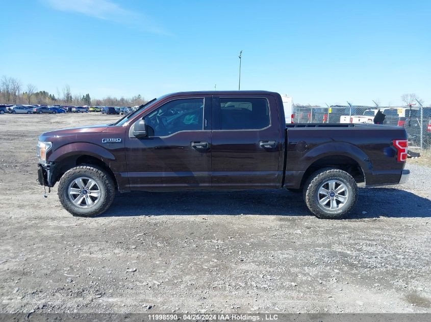 2018 Ford F150 Supercrew VIN: 1FTEW1E57JKF38120 Lot: 11998590