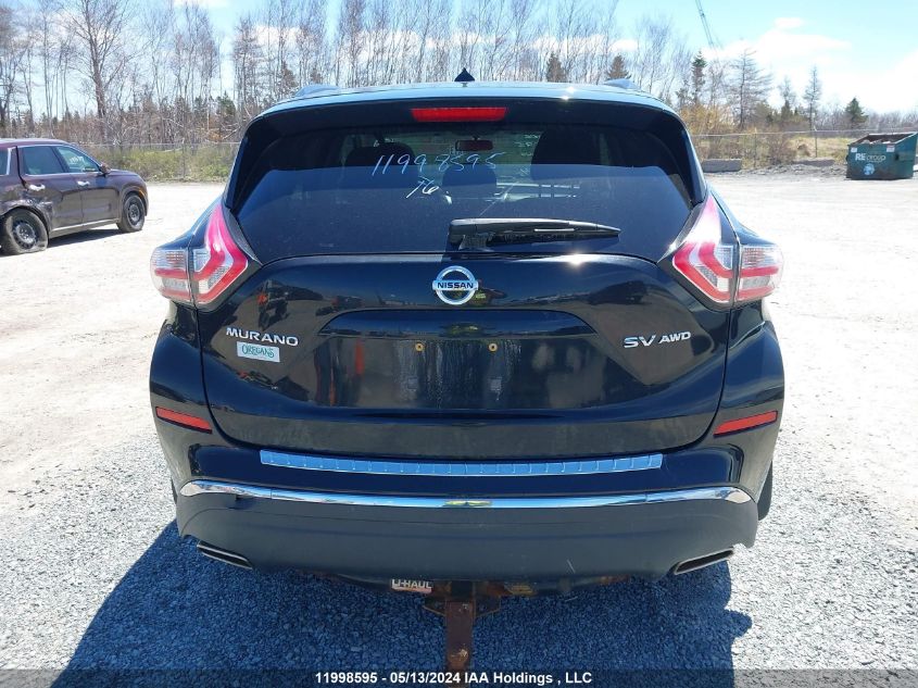 2016 Nissan Murano VIN: 5N1AZ2MH5GN132606 Lot: 11998595