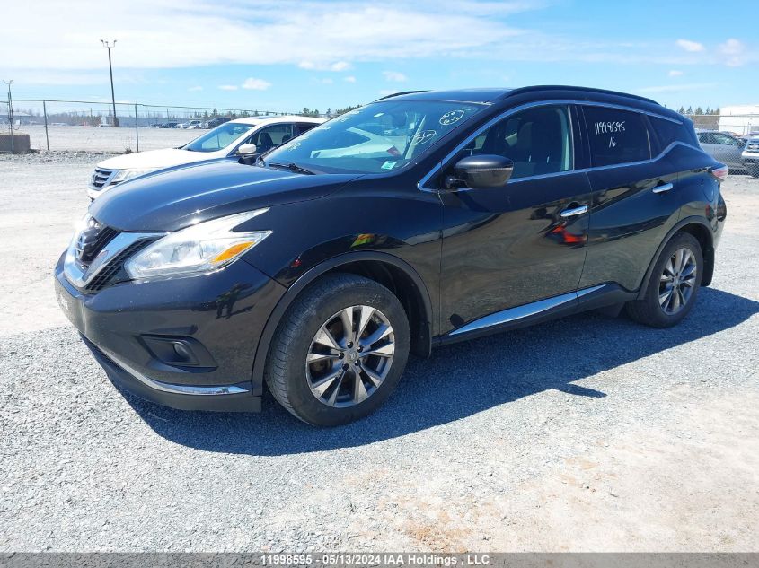 2016 Nissan Murano VIN: 5N1AZ2MH5GN132606 Lot: 11998595