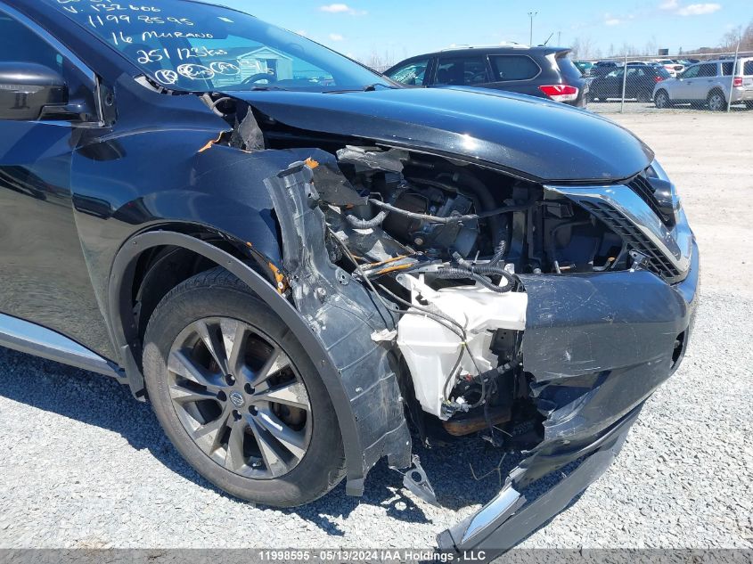 2016 Nissan Murano VIN: 5N1AZ2MH5GN132606 Lot: 11998595