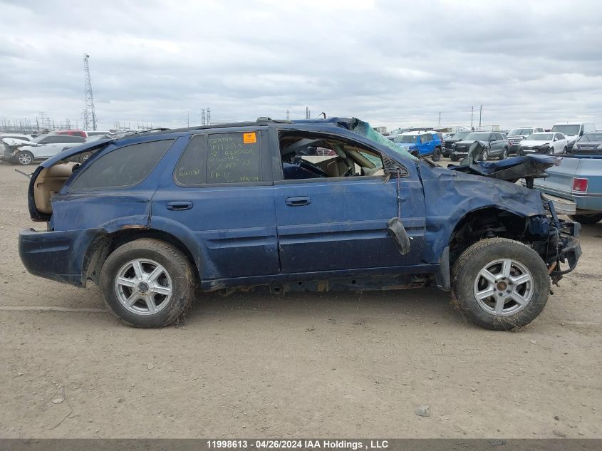 2002 Oldsmobile Bravada VIN: 1GHDT13S022100192 Lot: 11998613