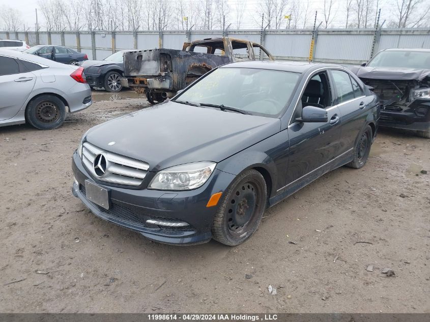 2011 Mercedes-Benz C-Class VIN: WDDGF8BB6BF575039 Lot: 11998614