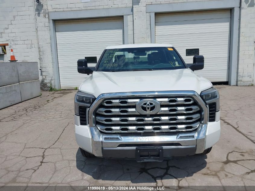 2022 Toyota Tundra Crewmax Platinum/Crewmax 1794 VIN: 5TFMA5EC6NX003739 Lot: 11998619