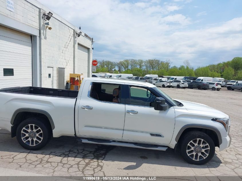 2022 Toyota Tundra Crewmax Platinum/Crewmax 1794 VIN: 5TFMA5EC6NX003739 Lot: 11998619