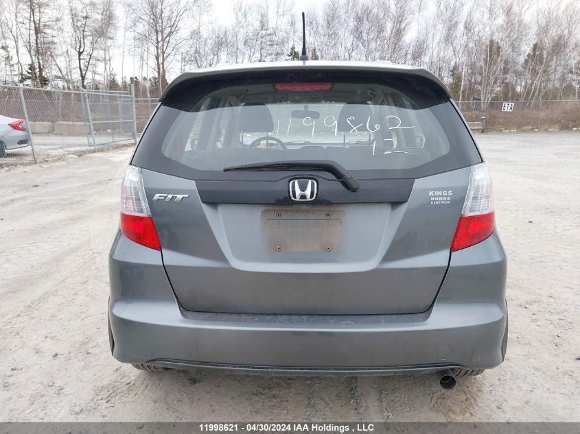 2012 Honda Fit Lx VIN: LUCGE8H57C3001580 Lot: 11998621