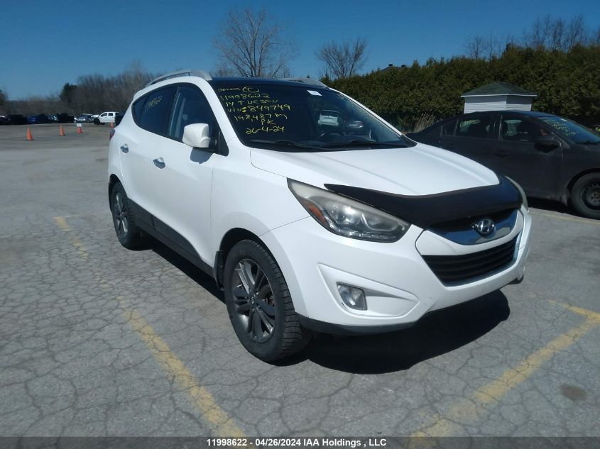 2014 Hyundai Tucson Gls VIN: KM8JU3AG3EU849749 Lot: 11998622