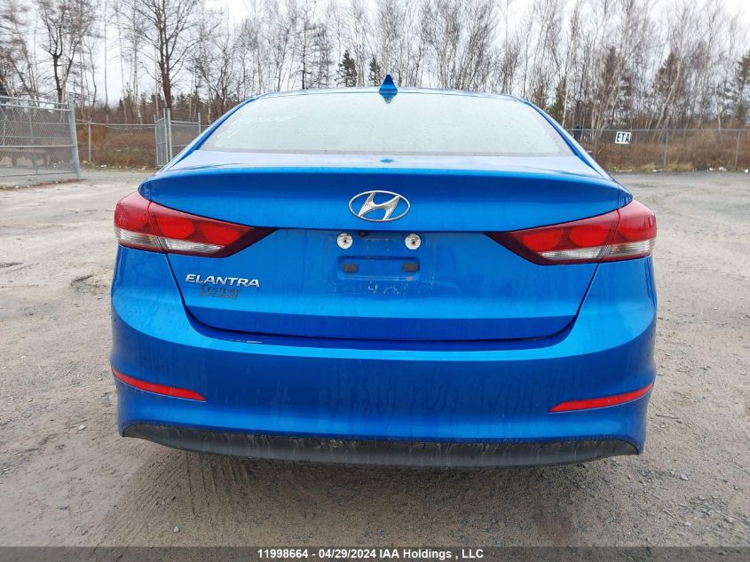 2017 Hyundai Elantra Gl VIN: KMHD84LF4HU378307 Lot: 11998664