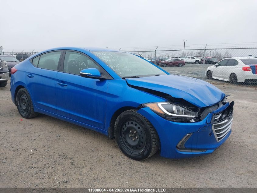 2017 Hyundai Elantra Gl VIN: KMHD84LF4HU378307 Lot: 11998664