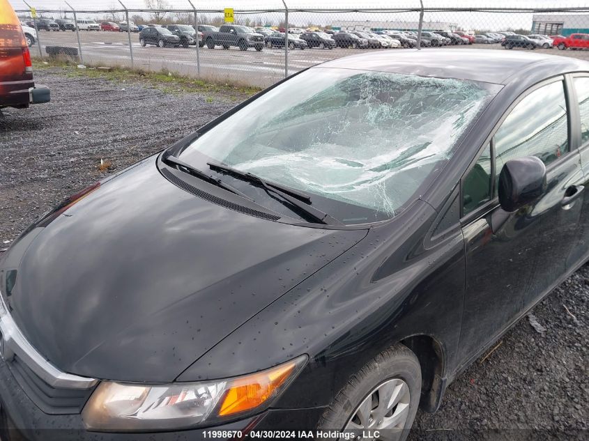 2012 Honda Civic Sdn VIN: 2HGFB2F40CH104547 Lot: 11998670