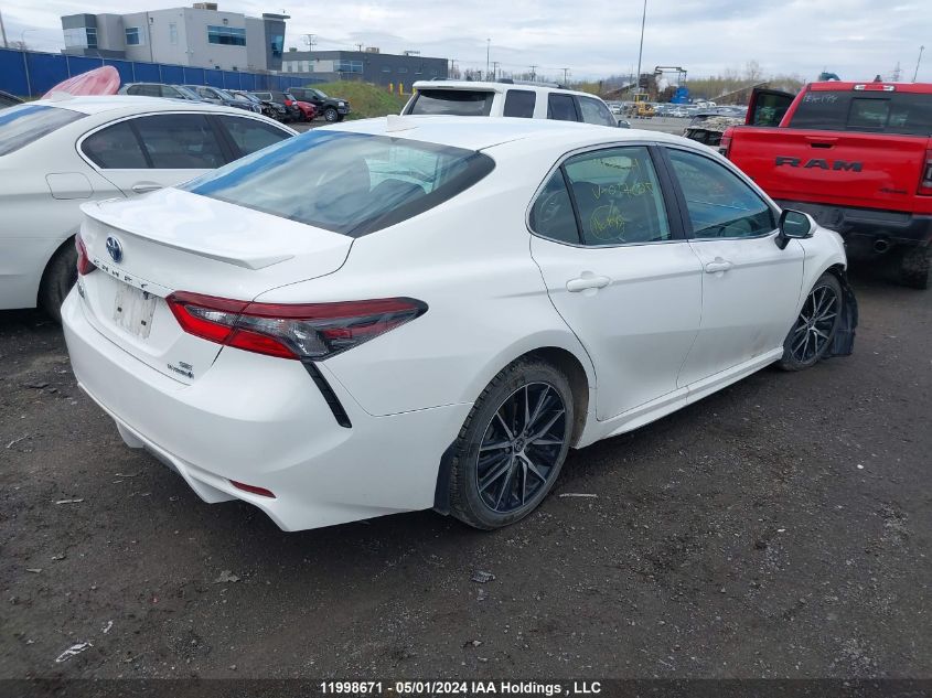 2022 Toyota Camry Xle/Se VIN: 4T1B21HK8NU017025 Lot: 11998671