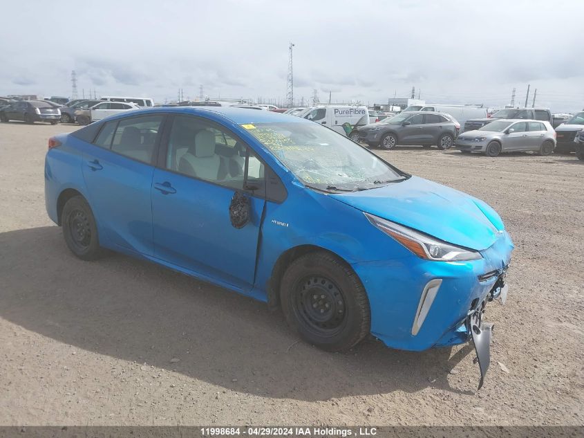 2019 Toyota Prius VIN: JTDL9RFUXK3007153 Lot: 11998684