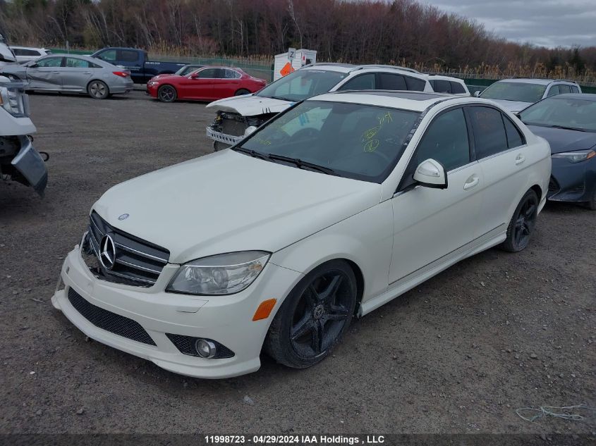 2009 Mercedes-Benz C-Class VIN: WDDGF87X89F299767 Lot: 11998723