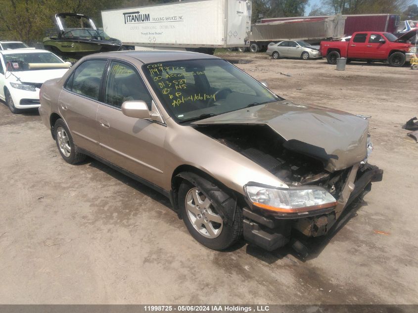 2000 Honda Accord Sdn VIN: 1HGCG5673YA813589 Lot: 11998725