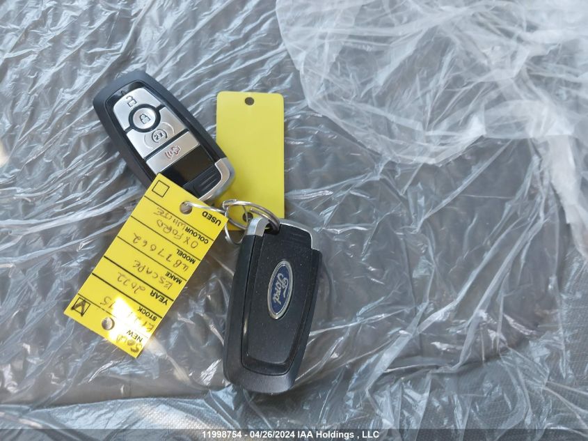 2022 Ford Escape Se VIN: 1FMCU9G60NUB77062 Lot: 11998754