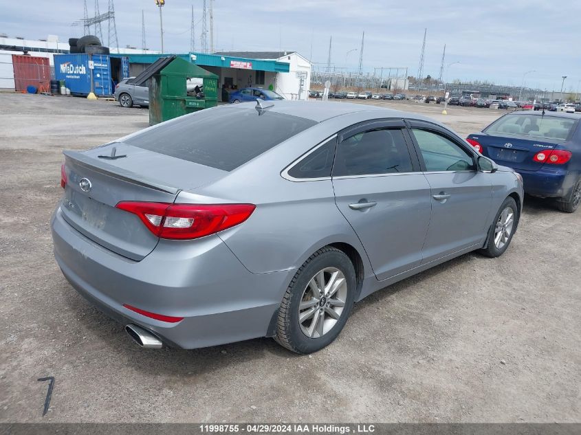 2015 Hyundai Sonata VIN: 5NPE24AF9FH007292 Lot: 11998755