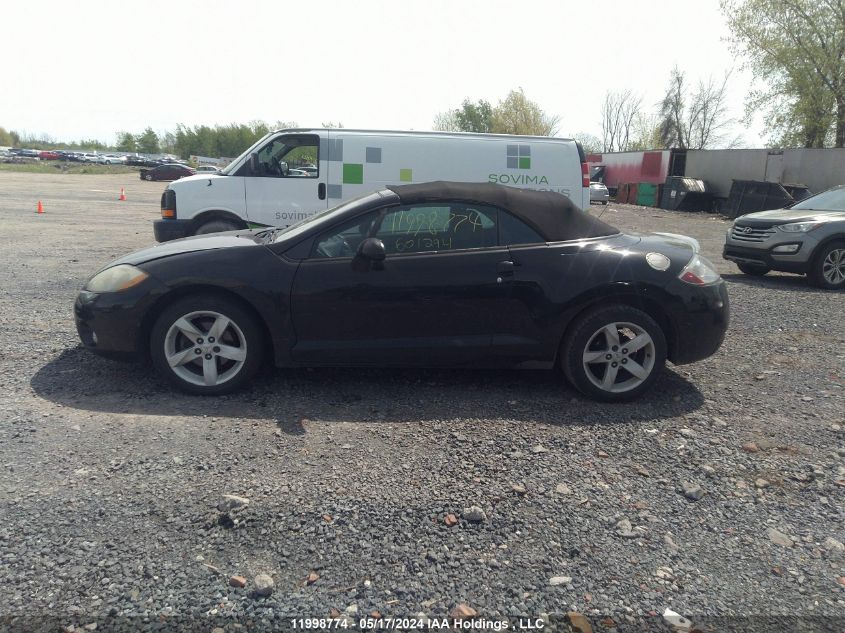 2007 Mitsubishi Eclipse Spyder Gs VIN: 4A3AL25F27E601294 Lot: 11998774