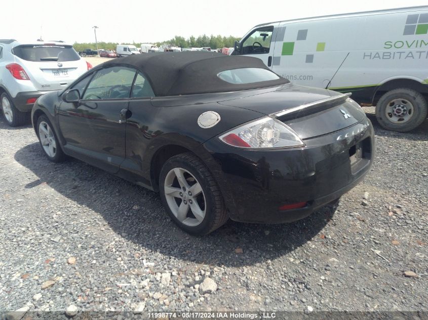 2007 Mitsubishi Eclipse Spyder Gs VIN: 4A3AL25F27E601294 Lot: 11998774