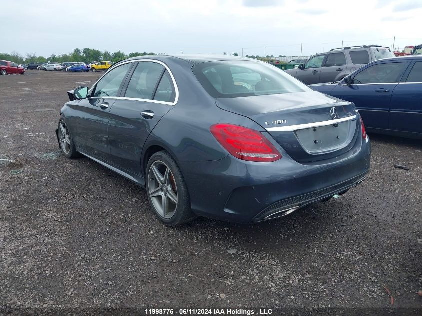 2016 Mercedes-Benz C-Class VIN: 55SWF4KB8GU124459 Lot: 11998775