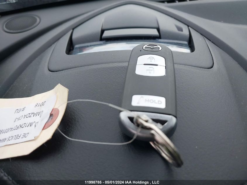 2018 Mazda Cx-3 Grand Touring VIN: JM1DKFD74J0319358 Lot: 11998785