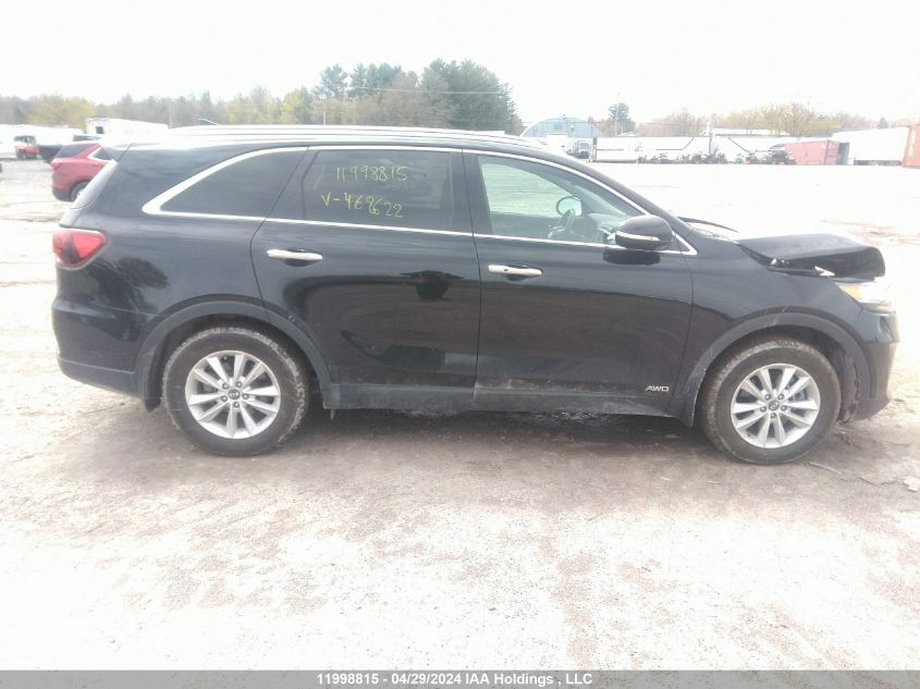 2019 Kia Sorento Lx/S VIN: 5XYPGDA53KG468622 Lot: 11998815