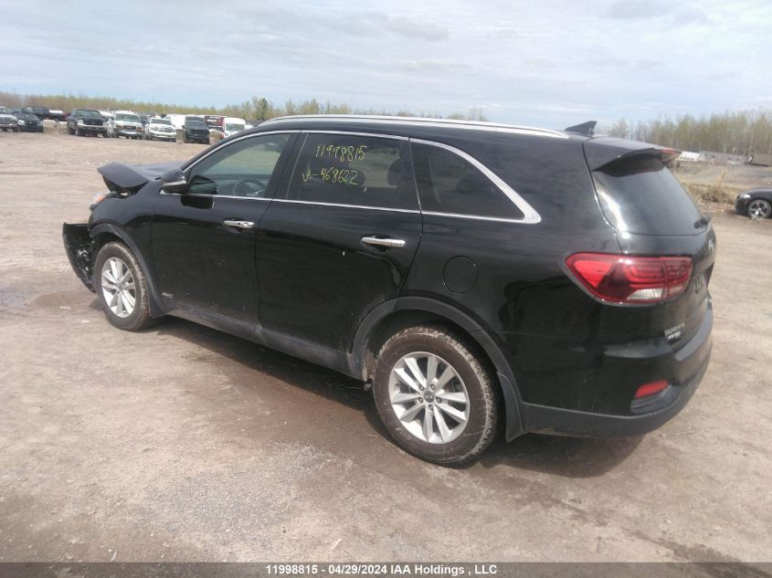 2019 Kia Sorento Lx/S VIN: 5XYPGDA53KG468622 Lot: 11998815