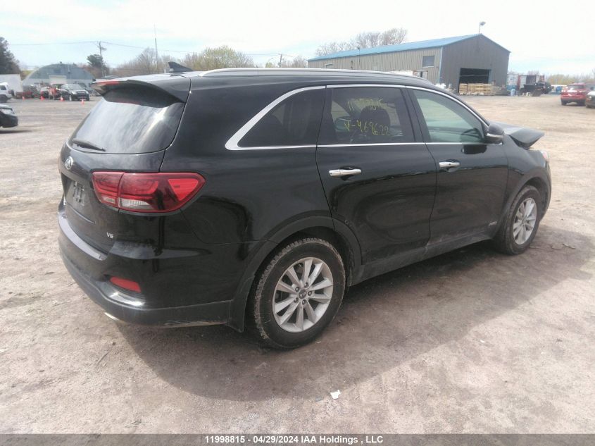 2019 Kia Sorento Lx/S VIN: 5XYPGDA53KG468622 Lot: 11998815