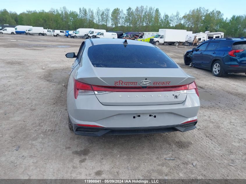 2023 Hyundai Elantra Preferred Ivt With Tech Package VIN: KMHLM4AG2PU599583 Lot: 11998841