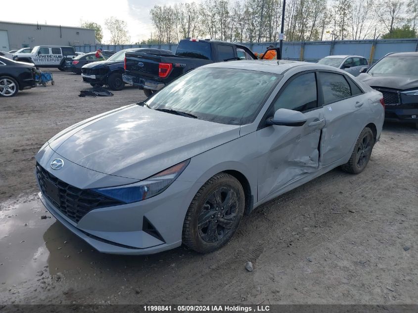 2023 Hyundai Elantra Preferred Ivt With Tech Package VIN: KMHLM4AG2PU599583 Lot: 11998841