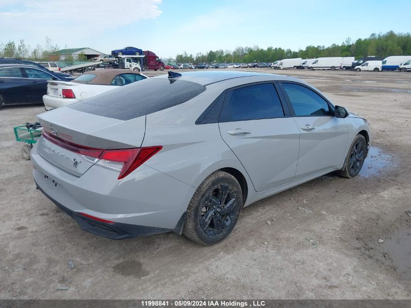 2023 Hyundai Elantra Preferred Ivt With Tech Package VIN: KMHLM4AG2PU599583 Lot: 11998841