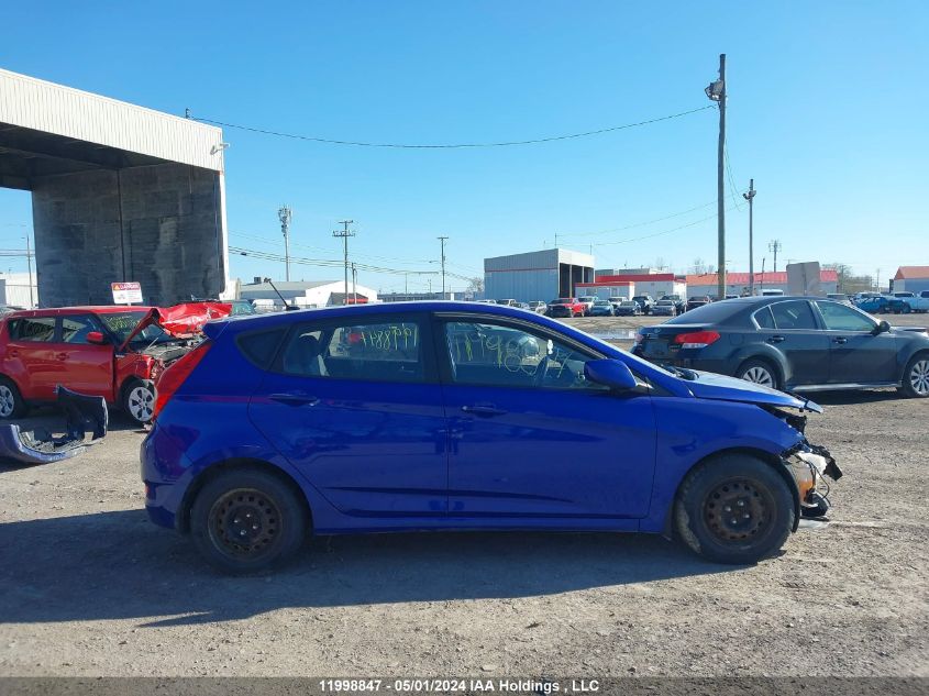 2014 Hyundai Accent Gl VIN: KMHCT5AE7EU155085 Lot: 11998847