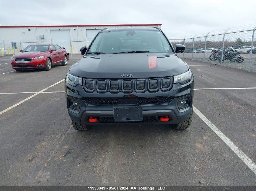 2022 Jeep Compass Trailhawk VIN: 3C4NJDDB2NT220739 Lot: 11998849