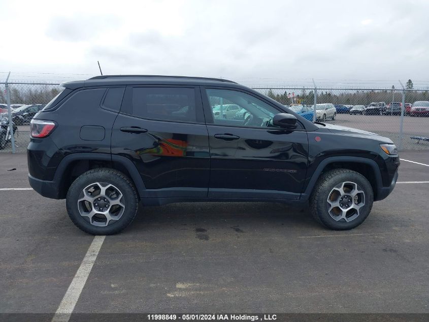 2022 Jeep Compass Trailhawk VIN: 3C4NJDDB2NT220739 Lot: 11998849