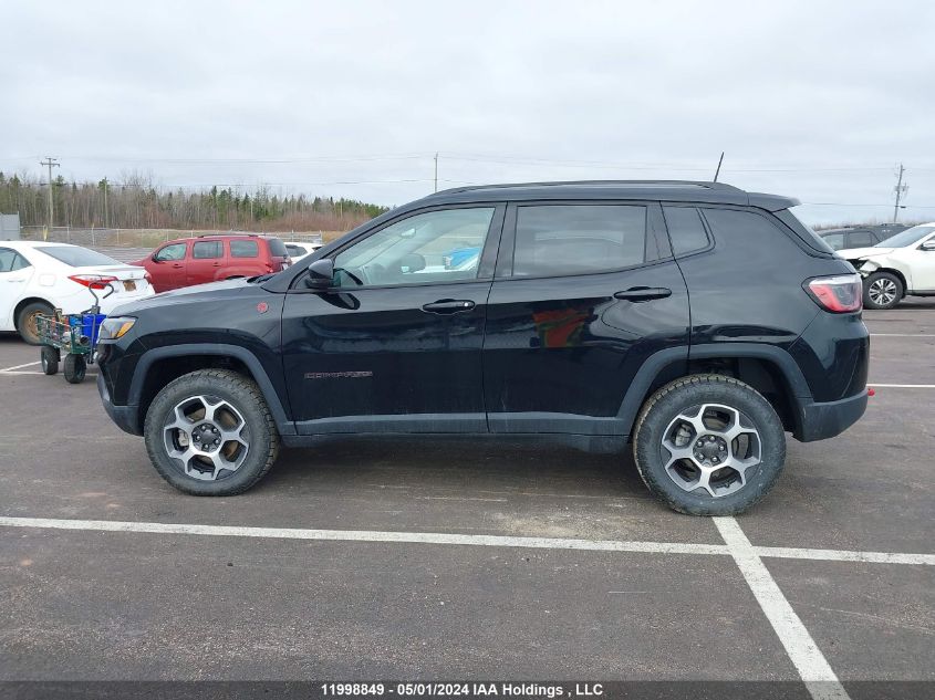 2022 Jeep Compass Trailhawk VIN: 3C4NJDDB2NT220739 Lot: 11998849