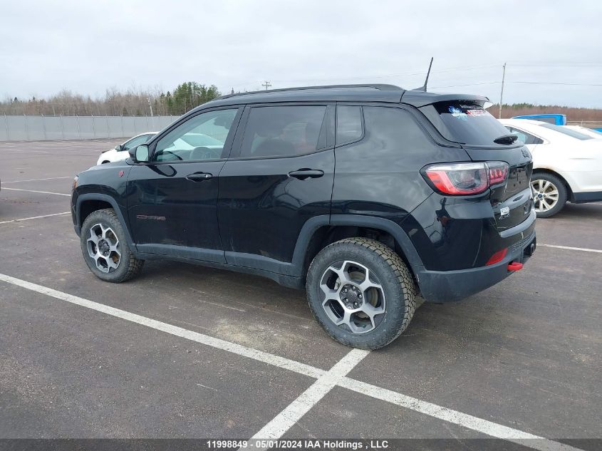 2022 Jeep Compass Trailhawk VIN: 3C4NJDDB2NT220739 Lot: 11998849