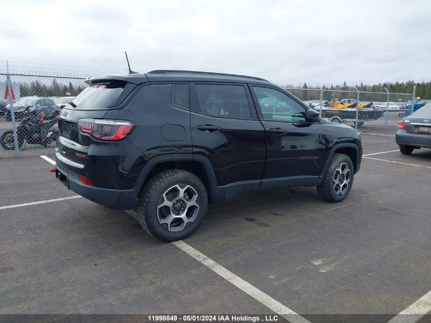 2022 Jeep Compass Trailhawk VIN: 3C4NJDDB2NT220739 Lot: 11998849