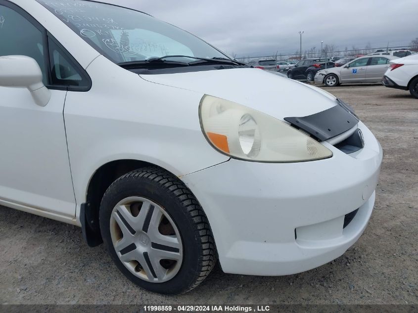 2008 Honda Fit VIN: JHMGD38498S812438 Lot: 11998859