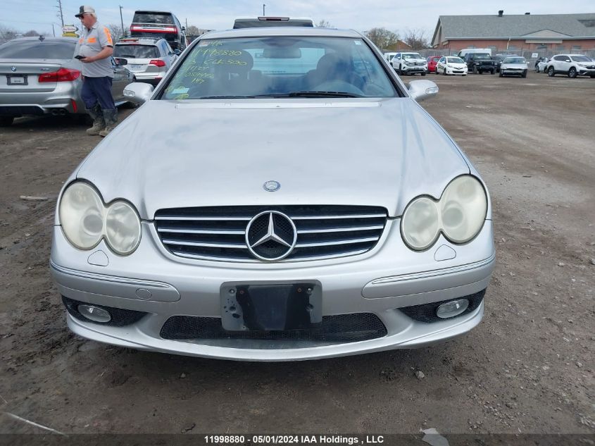 2003 Mercedes-Benz Clk 500 VIN: WDBTJ75J03F059442 Lot: 11998880