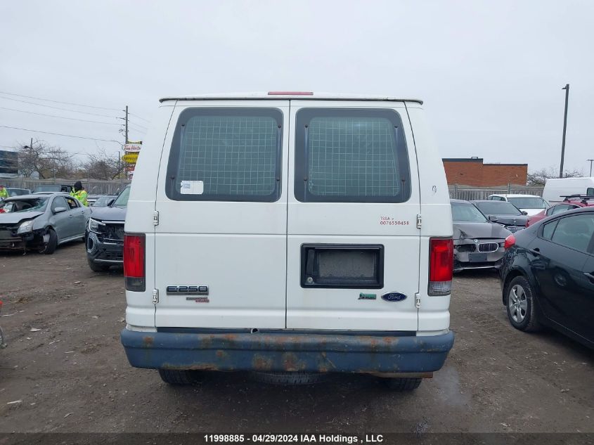 2011 Ford E-250 Commercial VIN: 1FTNE2EW8BDA08536 Lot: 11998885