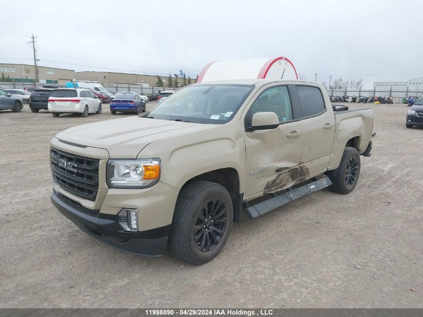 2021 GMC Canyon VIN: 1GTG6CEN0M1170779 Lot: 11998890