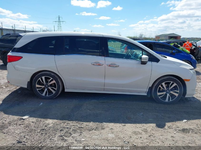 2018 Honda Odyssey Touring VIN: 5FNRL6H81JB502045 Lot: 11998899