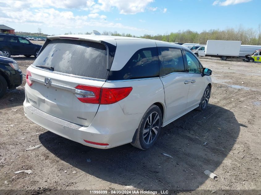 2018 Honda Odyssey Touring VIN: 5FNRL6H81JB502045 Lot: 11998899