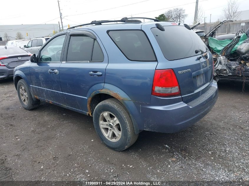 2004 Kia Sorento Ex/Lx VIN: KNDJC733745250337 Lot: 11998911