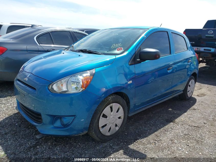 2015 Mitsubishi Mirage De VIN: ML32A3HJ0FH057817 Lot: 11998917